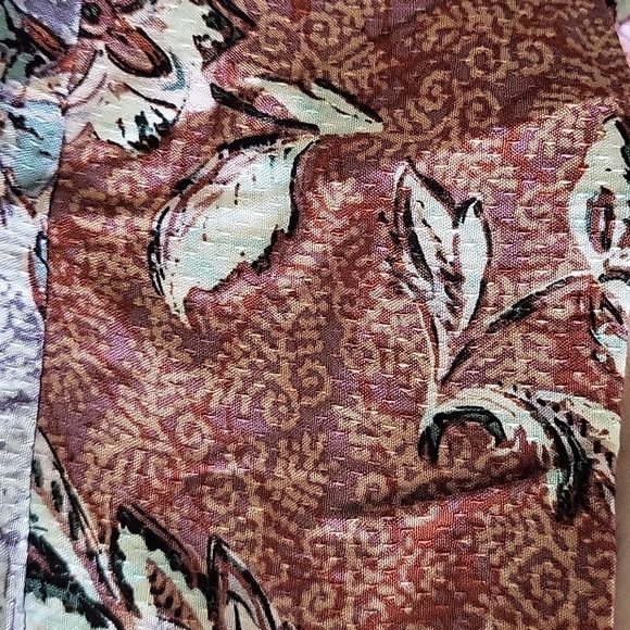 Maurices multicolored floral print open front kimono NWT - Picture 5 of 11